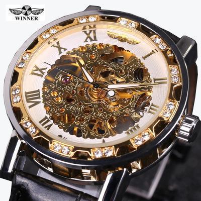 Skeleton Mechanical Hand-Wind Watch – 40mm
