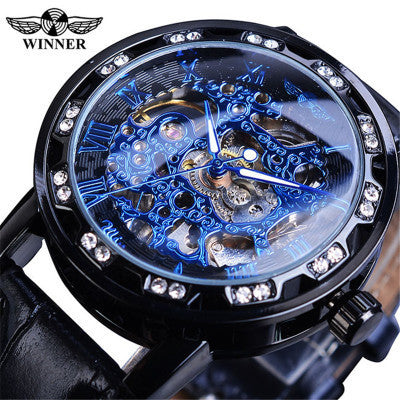 Skeleton Mechanical Hand-Wind Watch – 40mm