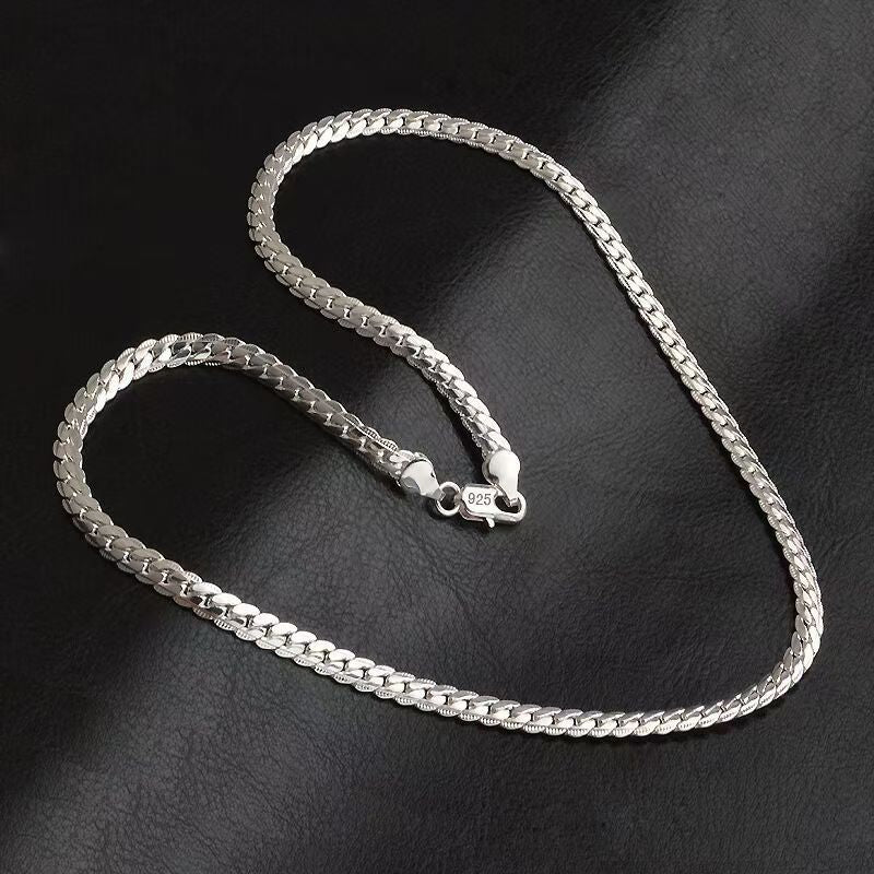 5mm Gold-Plated Whip Chain Necklace