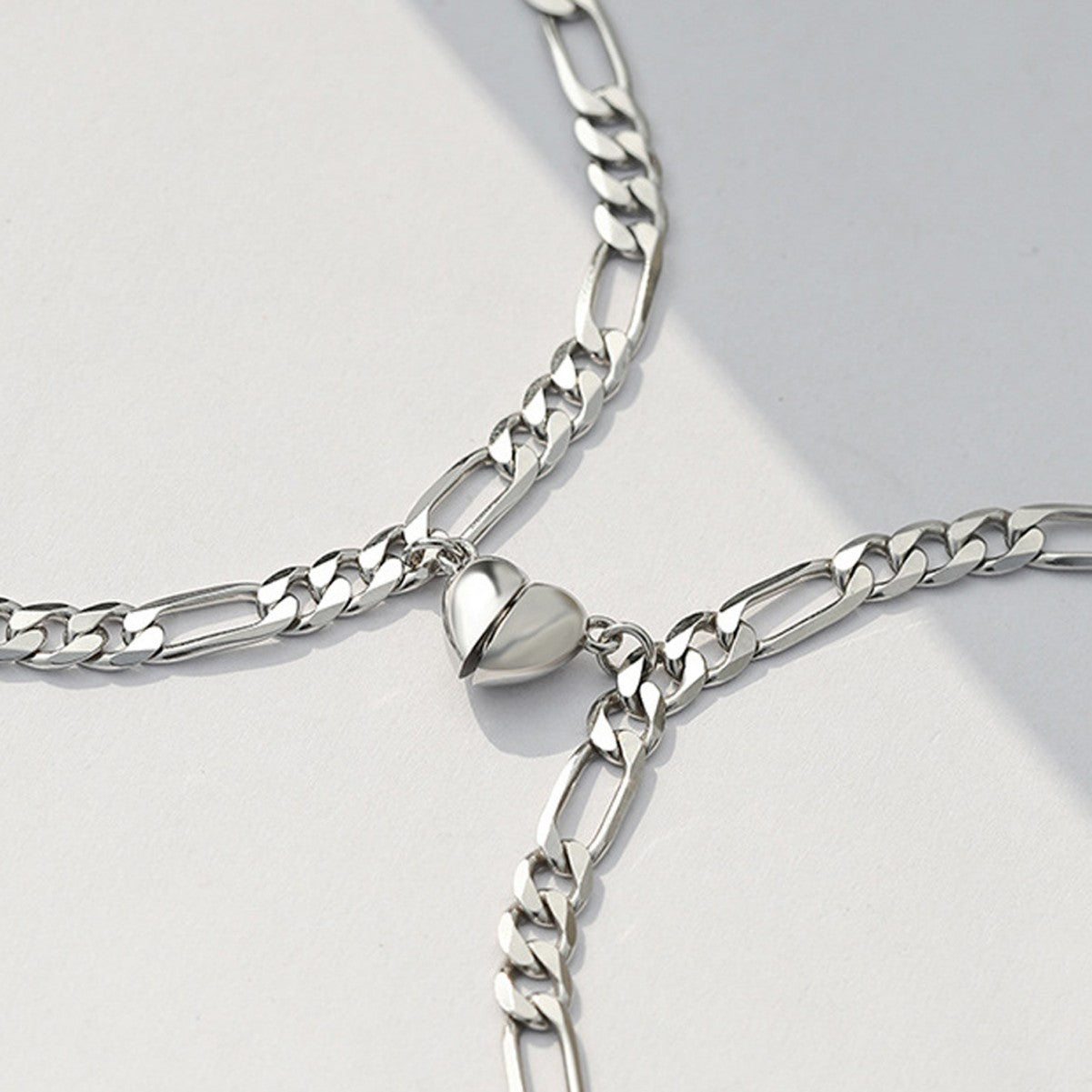 Titanium Steel Heart couples Bracelet