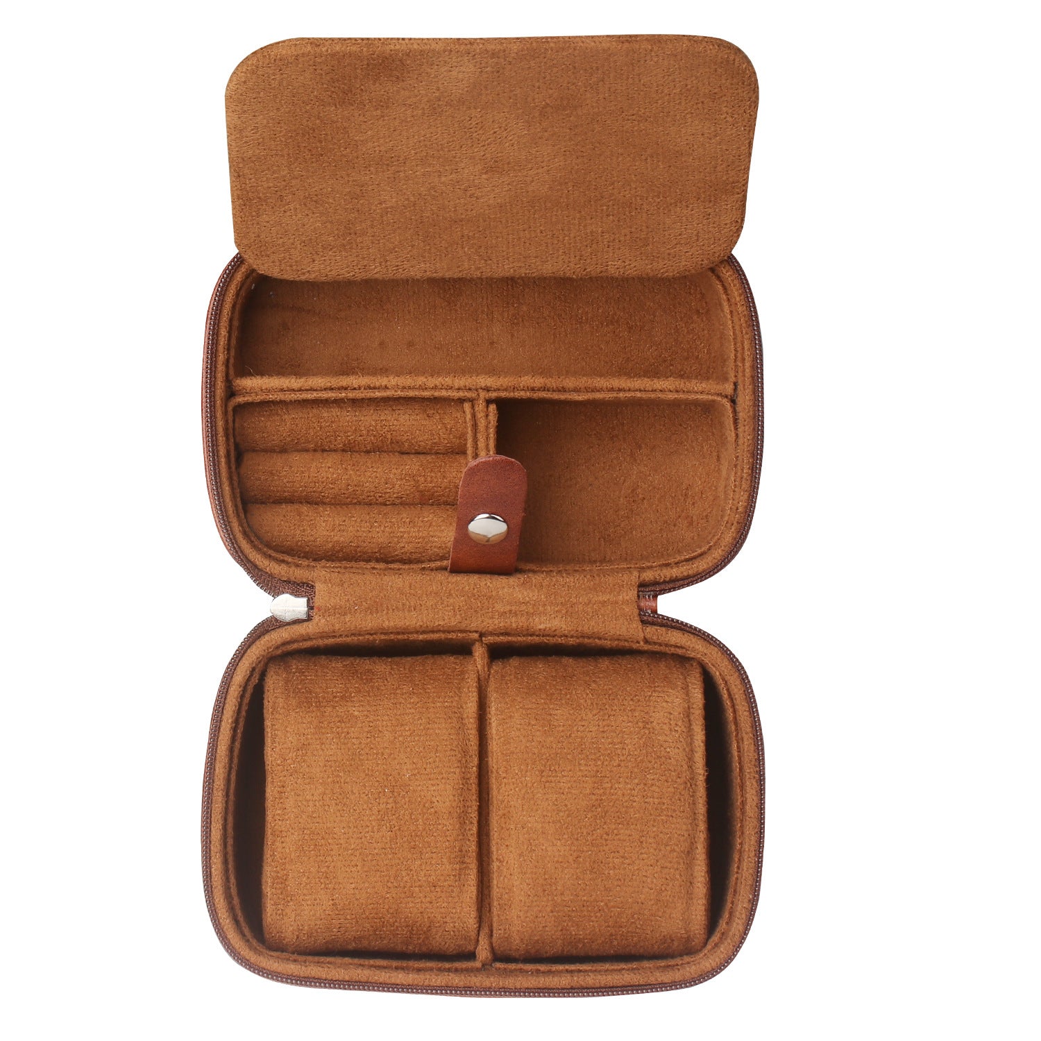 Premium Lychee-Pattern Leather Watch & Jewelry Case