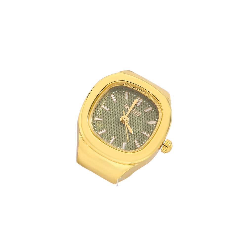 Square Ring Watch – Medieval Style Quartz Accessory