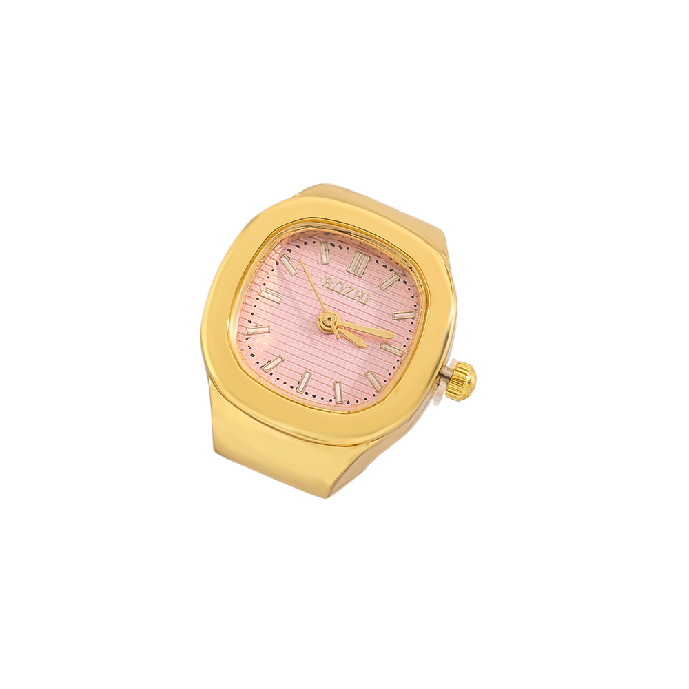 Square Ring Watch – Medieval Style Quartz Accessory